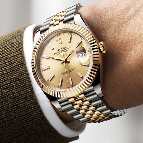 Luxury Watch Datejust 41 Steel Yellow Gold Men(Refurbished)
